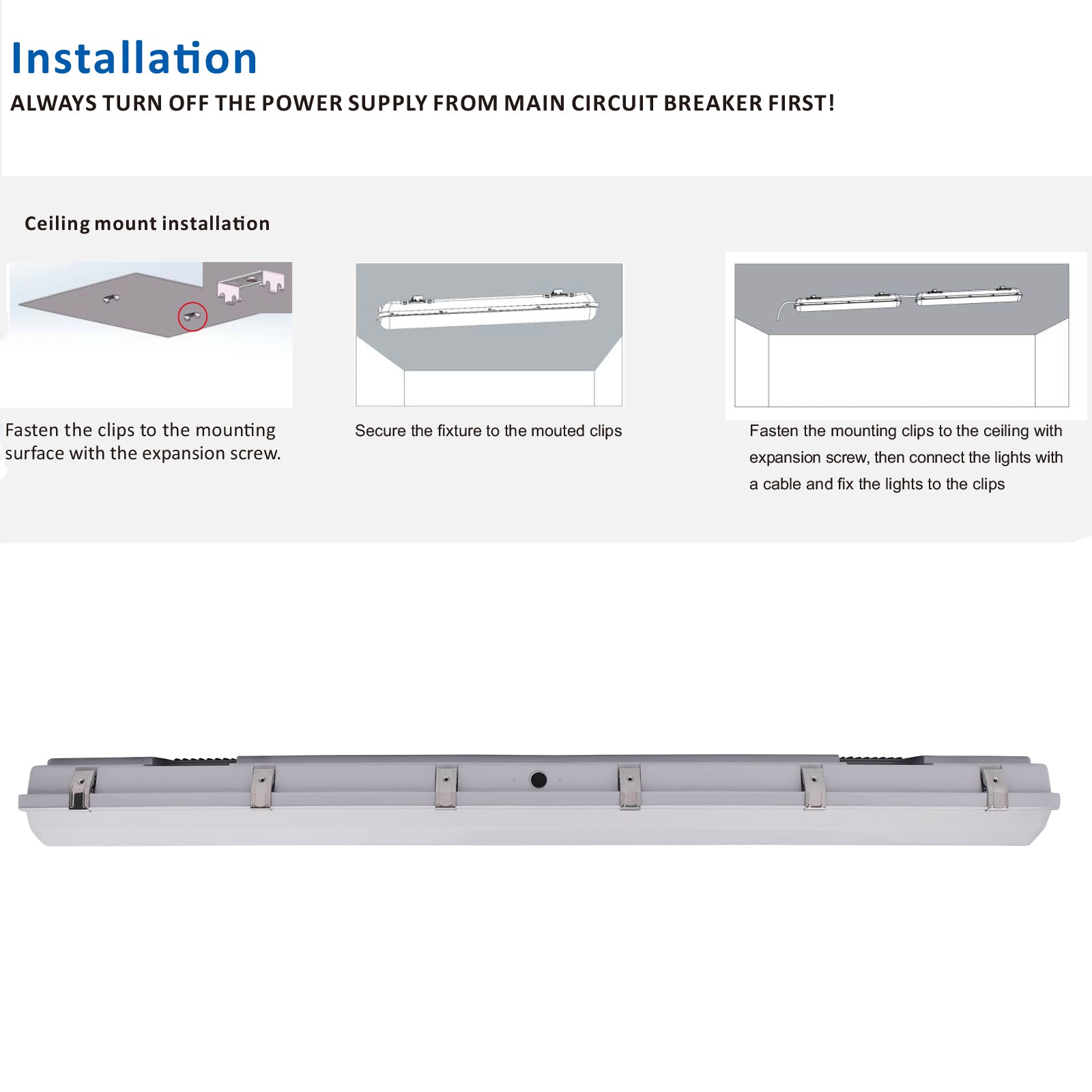 led food safe lighting