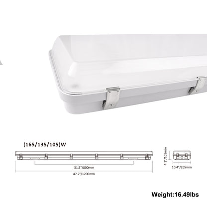 led food safety ceiling light