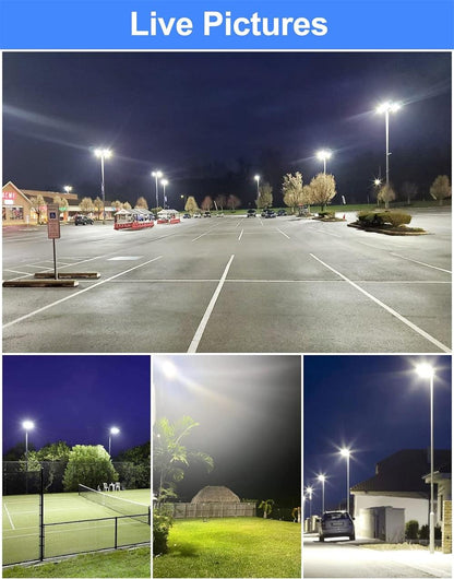 led parking lot light application
