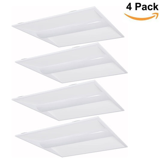 LED troffer light