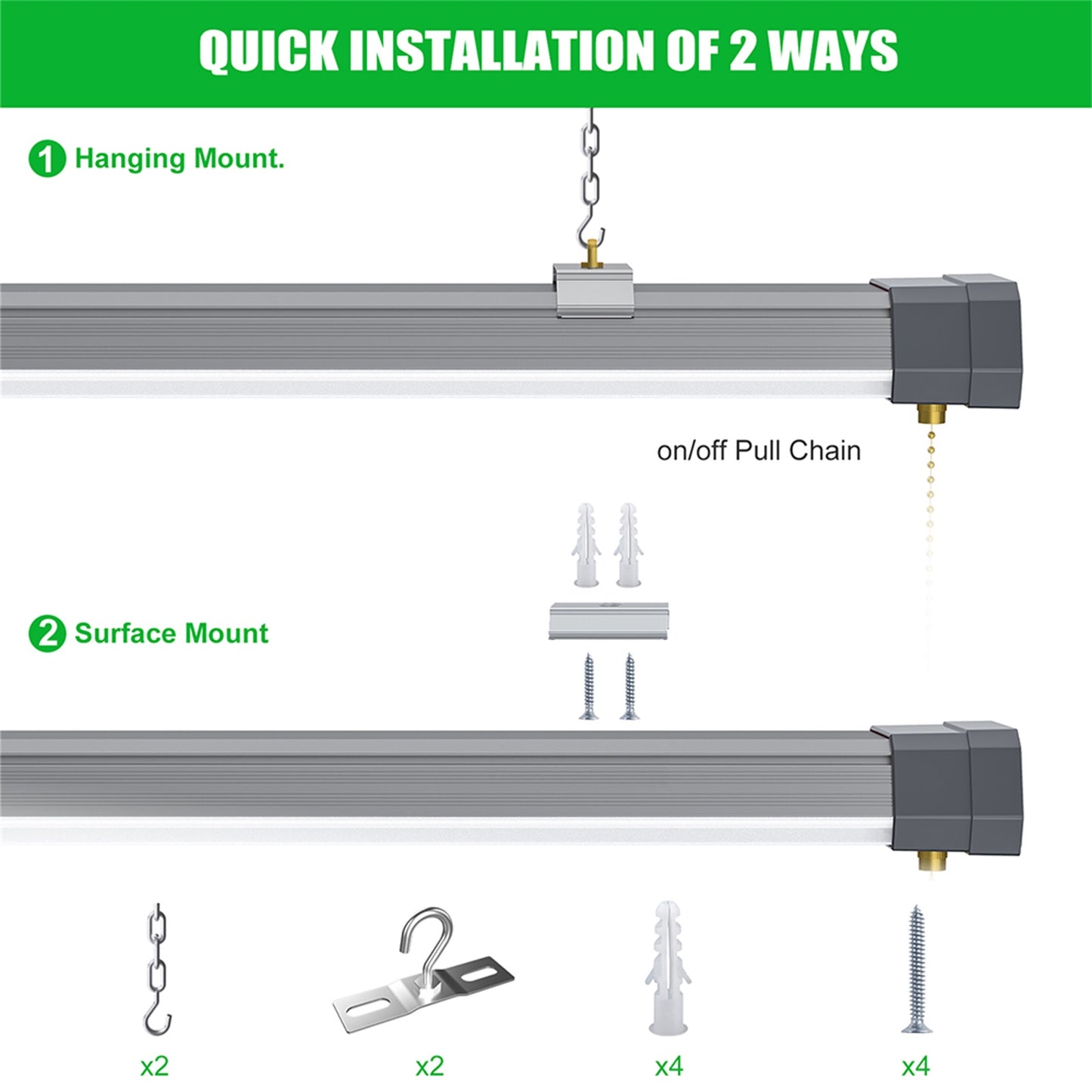 linkable led shop light