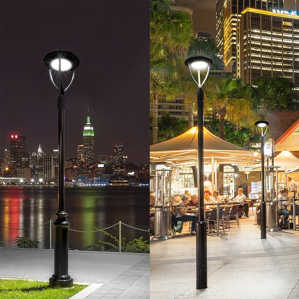 LED Circular Post top Light with Photocell 60W 80W 100W 150W 3CCT ...