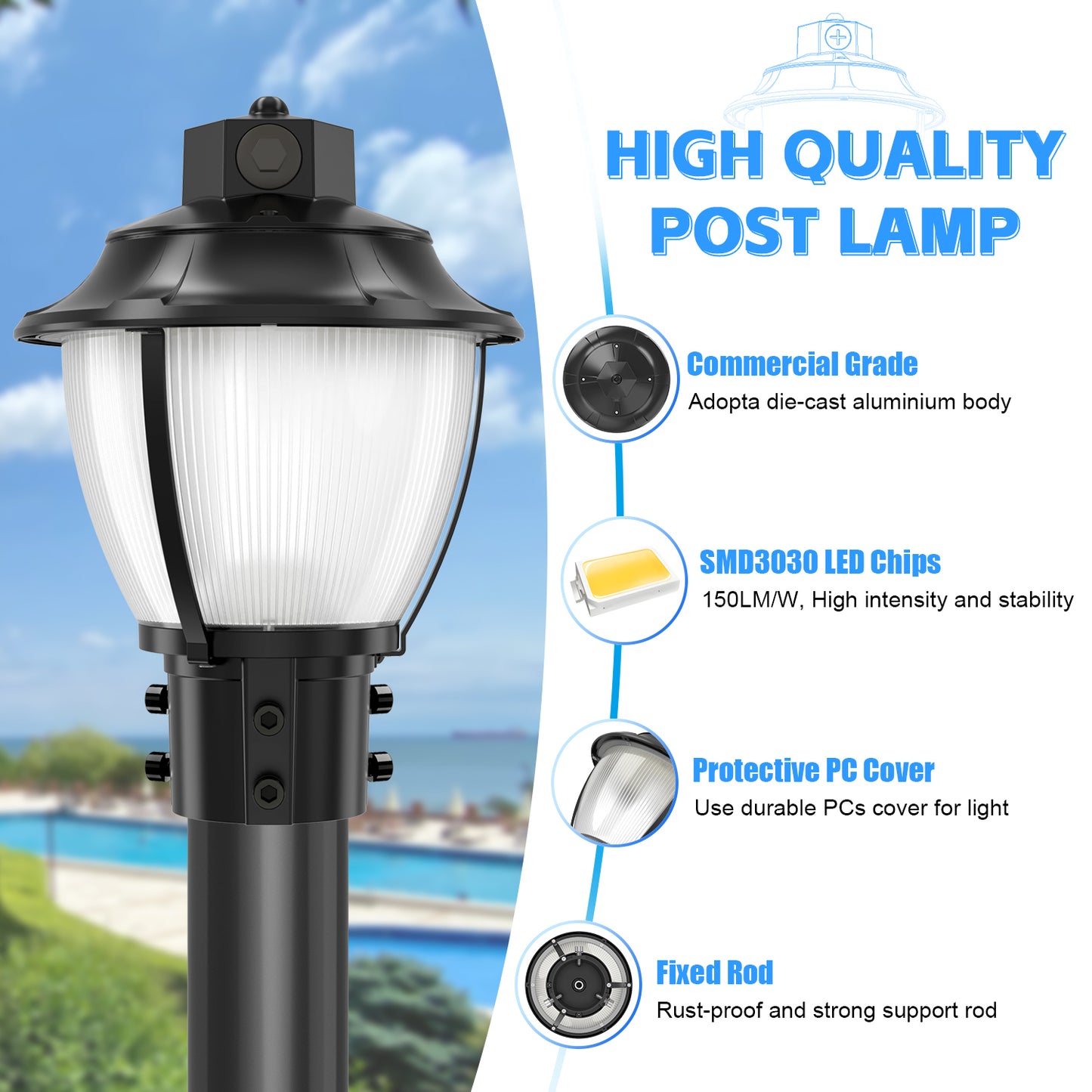 outdoor post lights