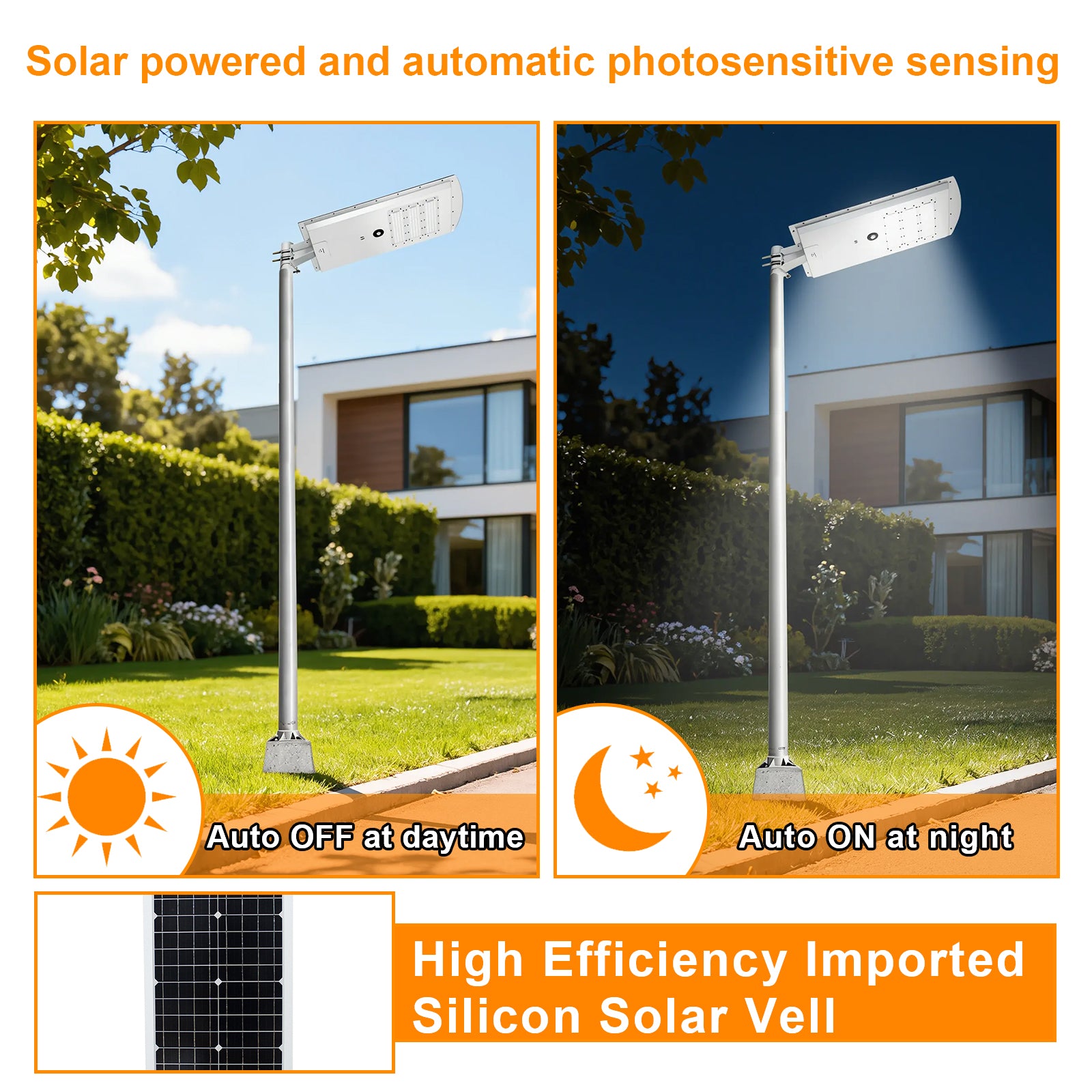 outdoor solar driveway light