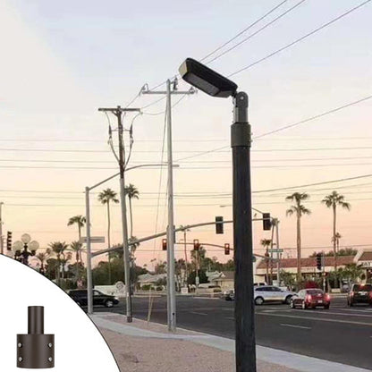 pole tenon adapter for led parking lot light 