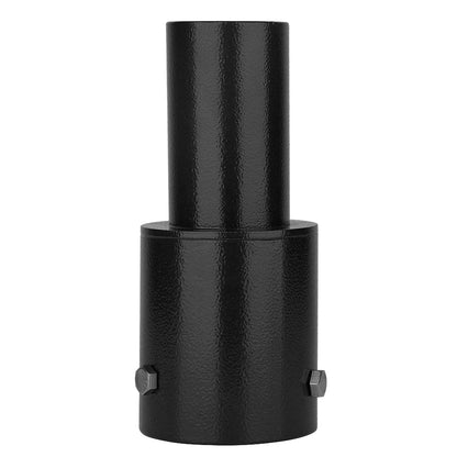 Tenon Adapter for 3 inch Round Pole, Single Vertical Bracket Adapter 3'' Round Pole for 2-3/8in Slip Fit LED Shoebox Parking Lot Pole Light