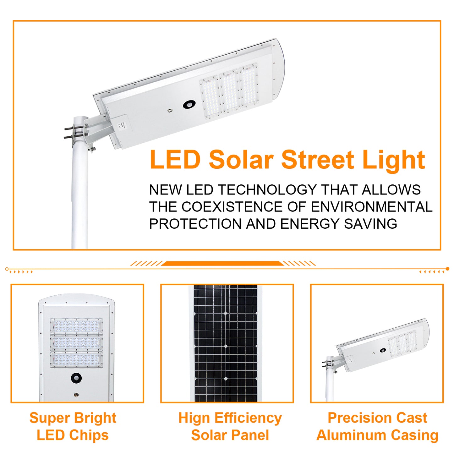 solar powered parking lot light