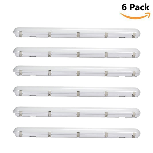 waterproof LED vapor tight fixture for industrial buildings