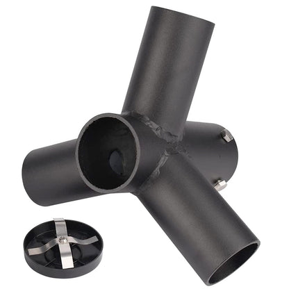 120 Degree Triple Tenon Bracket for Three LED Parking Lot Lights