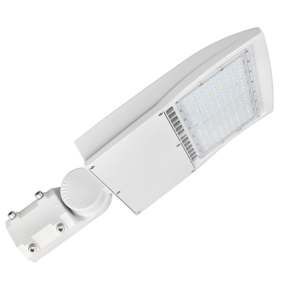 150w white led parking lot light with slip fitter mount