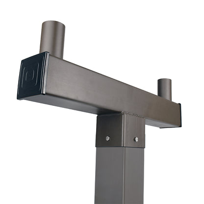 180 Degree Double Bullhorn Bracket for 4 Inch Square Light Pole