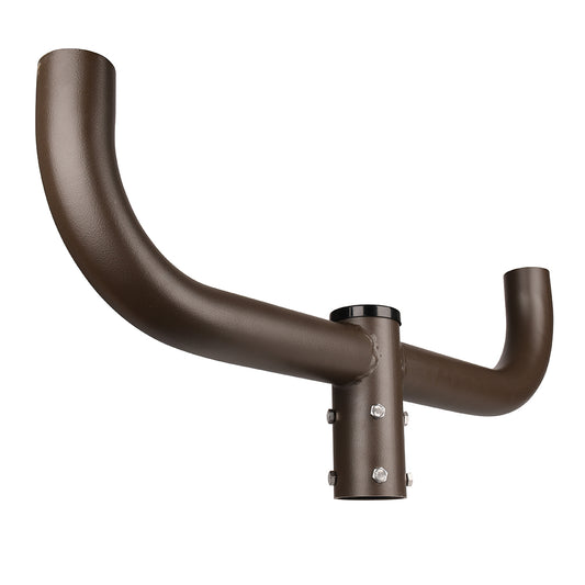 180 Degree Double Bullhorn Bracket with Two 2-3/8 Inch OD Tenons