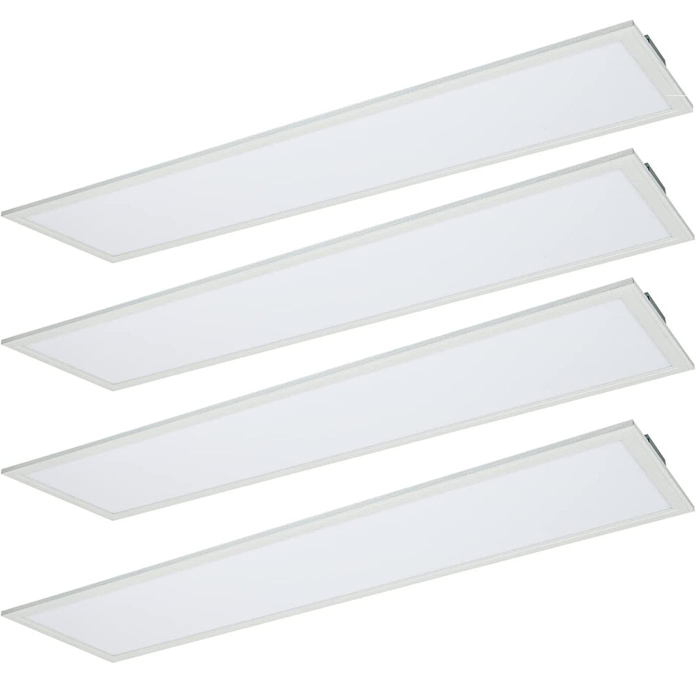 1x4 FT LED Flat Panel Light 40W 5200LM 4000K 5000K 0-10V Dimmable ...