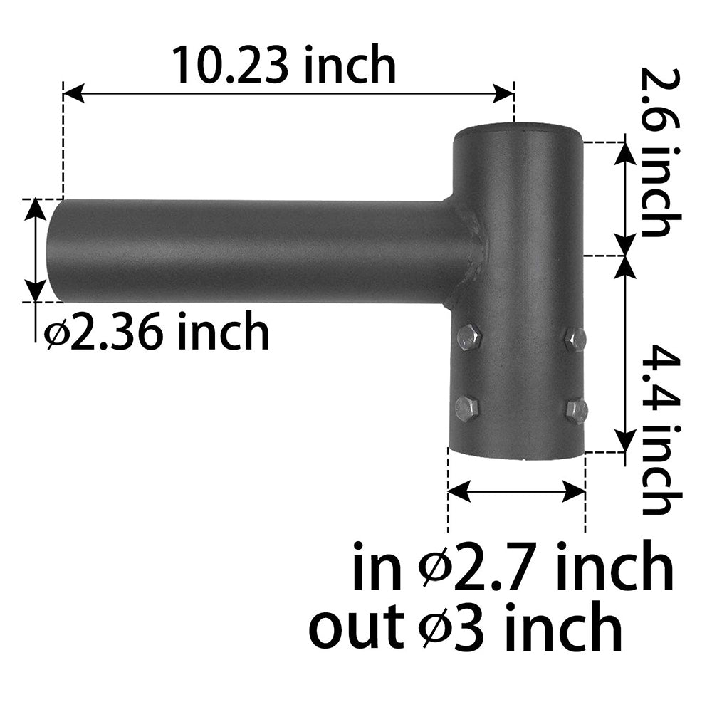 2-3/8 Inch Tenon Mount Bracket for LED Parking Lot Light