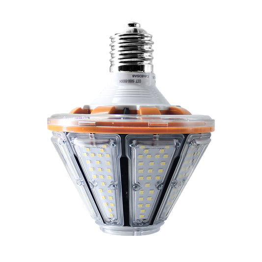 30W 40W 50W 60W LED corn light bulbs with E26 and E39 bases 5000K