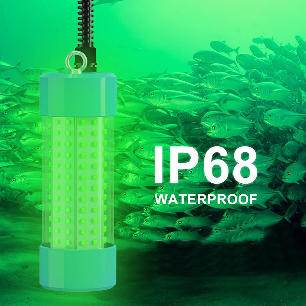 30W green LED underwater fishing light 12V DC IP68 waterproof