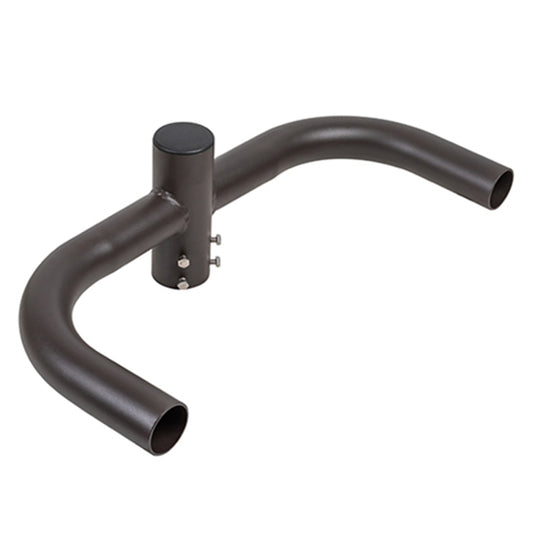 90 Degree Bent Double Bullhorn Bracket for 2-3/8 Inch Tenon