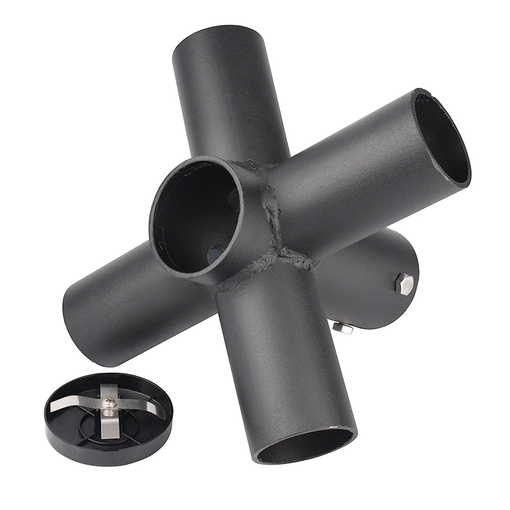 90 Degree Four Way Tenon Bracket for Four LED Parking Lot Lights