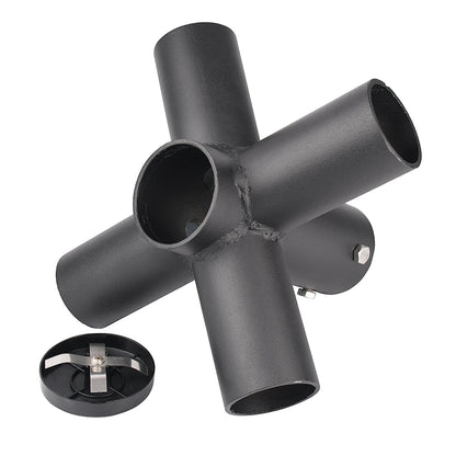 90 Degree Four Way Tenon Bracket for Four LED Parking Lot Lights