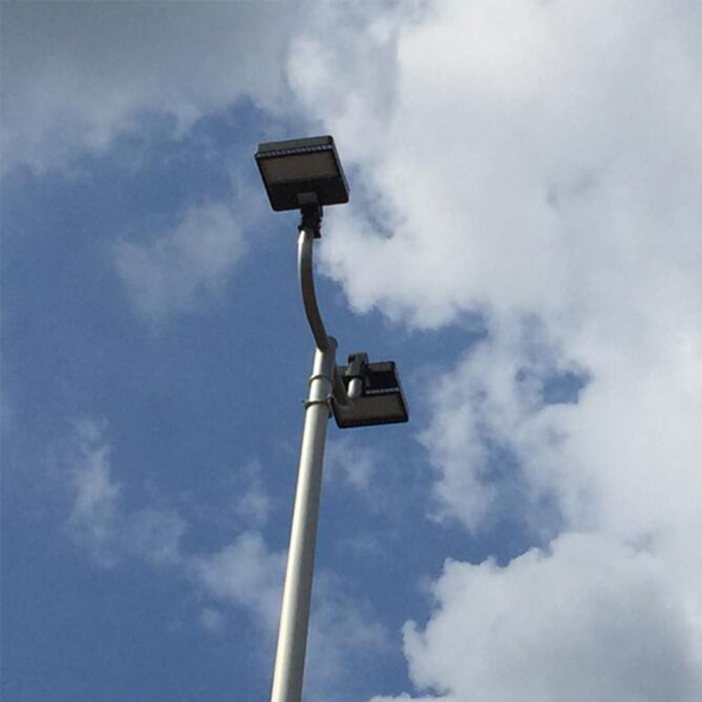 Dark Bronze Double Bullhorn Tenon Adapter for Parking Lot Lighting