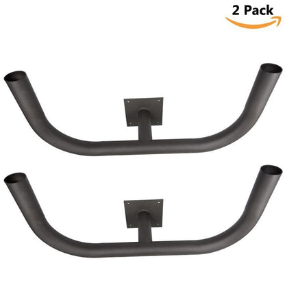 Double Bullhorn Wall Mount Bracket for Two LED Parking Lot Lights