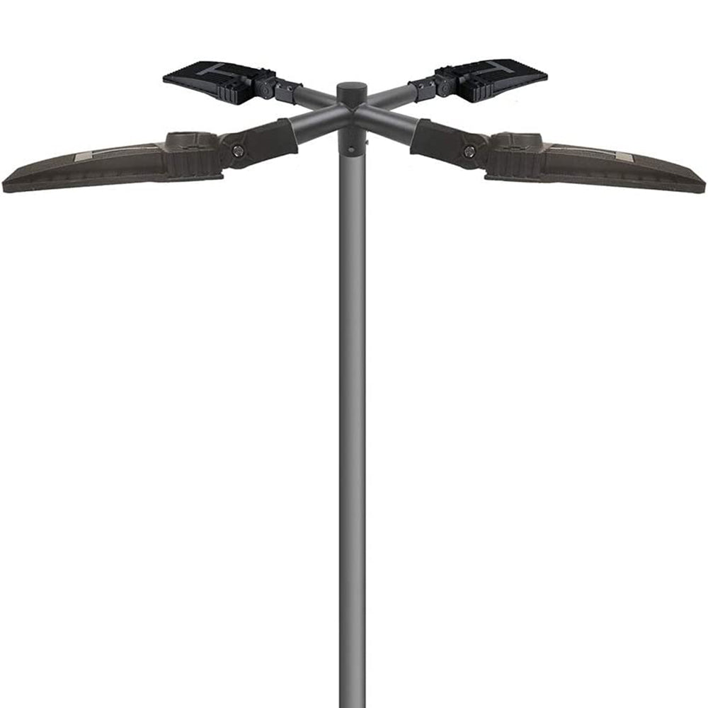 Galvanized Steel Quad Spoke Bracket for LED Shoebox Lights