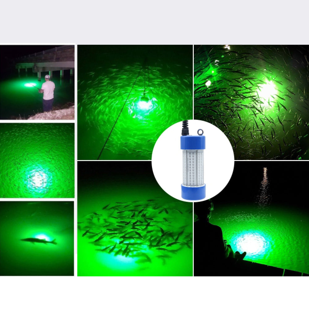 IP68 waterproof LED fish attracting light with 33 ft power cable