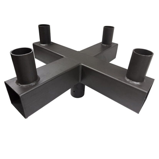 Low Profile 90 Degree Quad Bullhorn Bracket for 2-3/8 Inch Tenon
