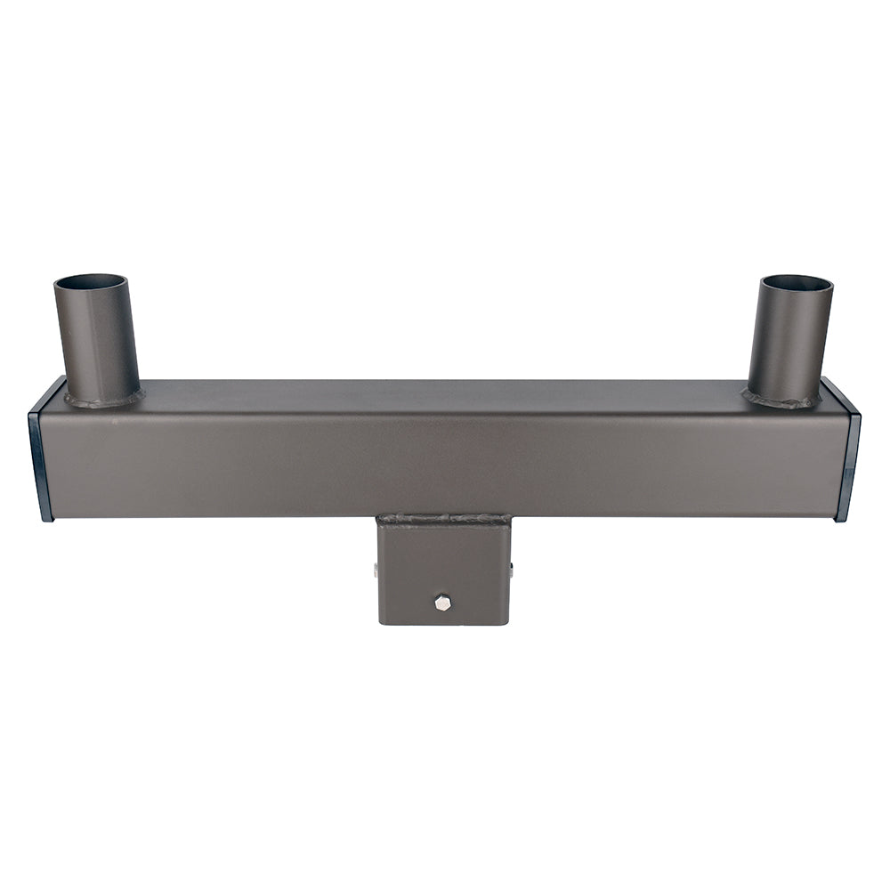 Low Profile Double Bullhorn Bracket for 4 Inch Square Pole