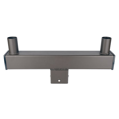Low Profile Double Bullhorn Bracket for 4 Inch Square Pole