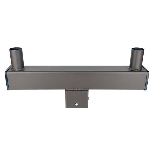 Low Profile Double Bullhorn Bracket for 4 Inch Square Pole