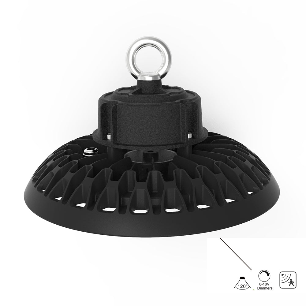 Smart warehouse lighting with motion sensors