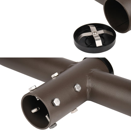 Wide Two Light Mounting Bracket for LED Parking Lot LightsBracket