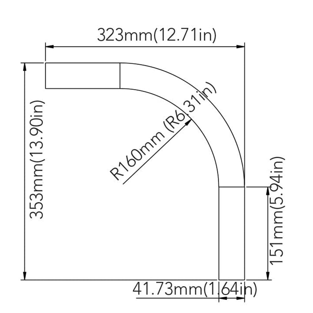 Wood Pole Light Extension Arm for Outdoor Area Lighting