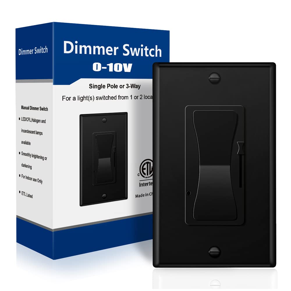 black dimmer switch 