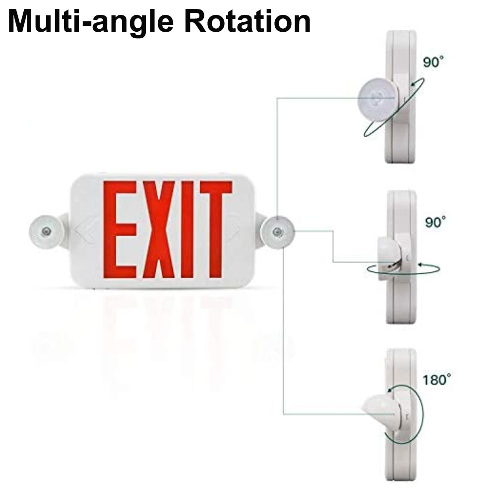 double face exit sign LED