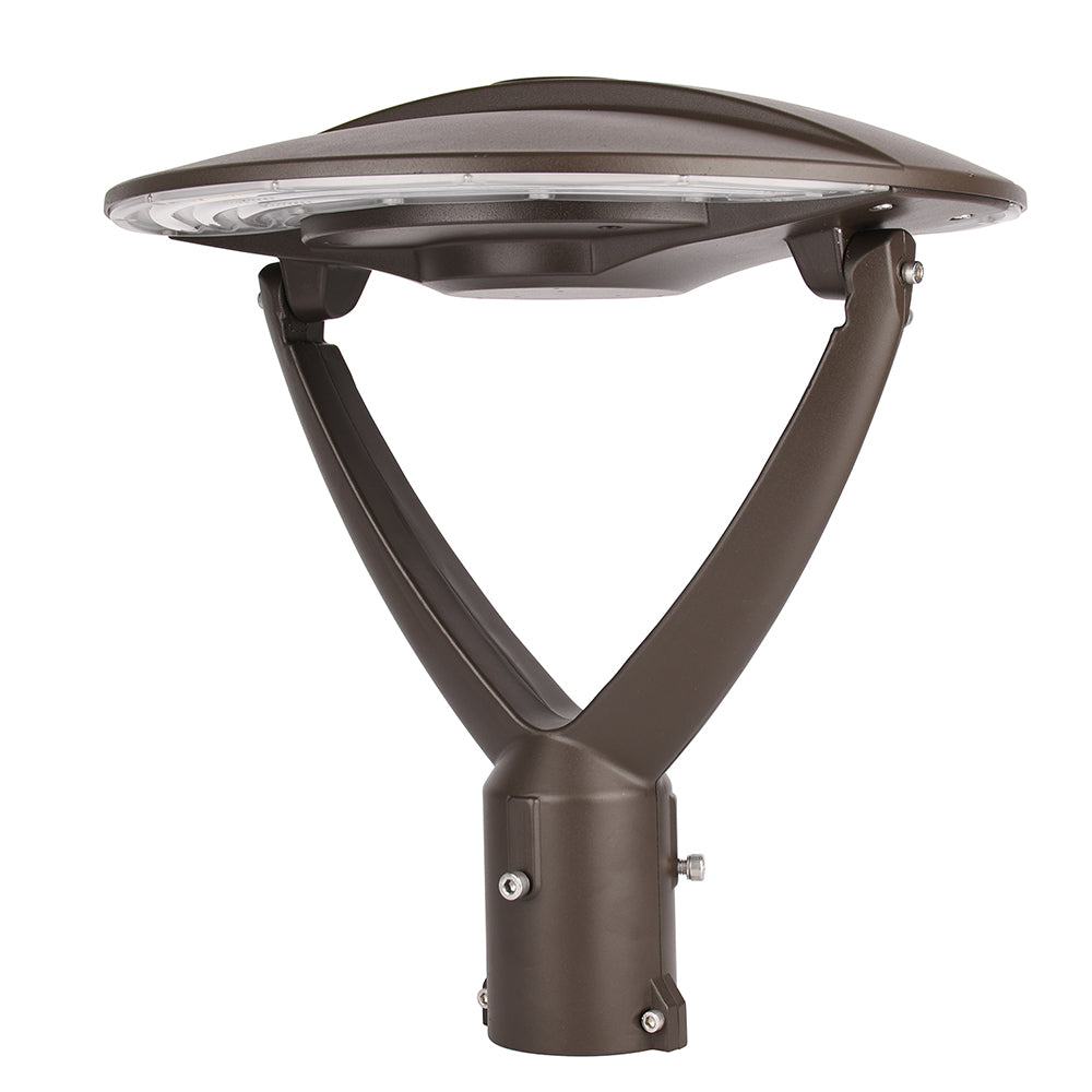 Adjustable LED Post Top Light 60W/80W/100W 3CCT Commercial Pole Lights ...