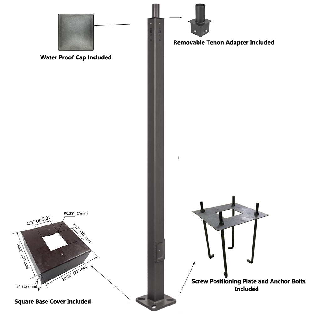 street light pole mounting kit